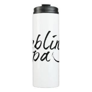 Garrafa Térmica Lieblingspapa - Schwarzer Schriftzug 00001