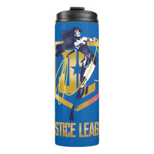 Garrafa Térmica Liga da Justiça  Maravilha Pop de Logotipo JL