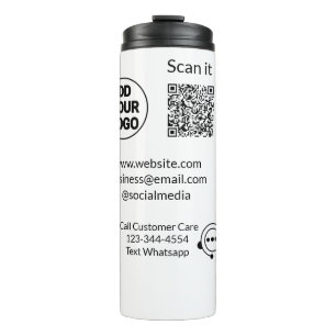 Garrafa Térmica Ligue para o cliente para o texto do serviço de at