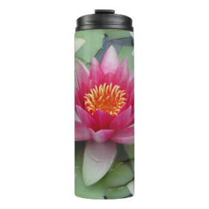 Garrafa Térmica Lily Lily De Água De Lotus Rosa