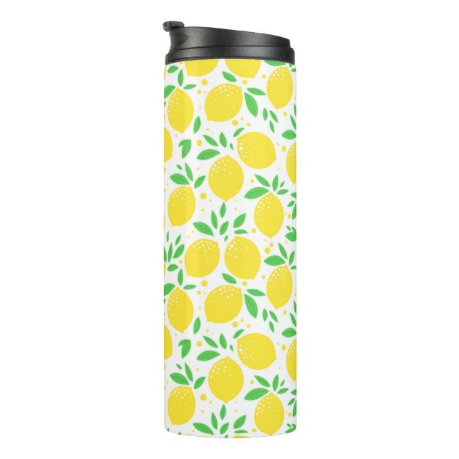Garrafa Térmica Limão Amarelo Tumbler Térmico (Rotação à direita)