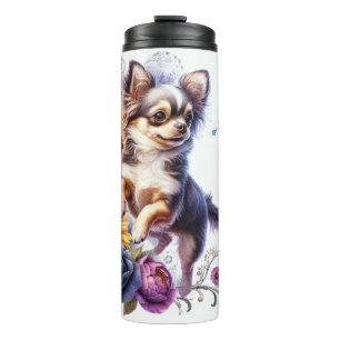 Garrafa Térmica Lindas Rações de Cachorro/Cachorro Chihuahua
