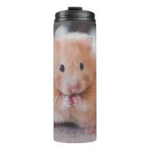 Garrafa Térmica Lindos Hamsters Amantes de Animais