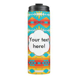 Garrafa Térmica Linhas de formas tribais