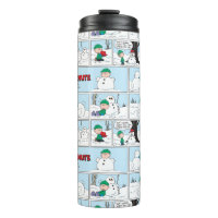 Linus constrói um boneco de neve