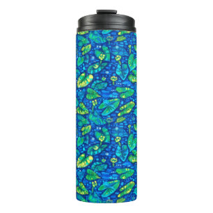 Garrafa Térmica Lírios De Vaca, Prato De Verão De Sapódoa Padrão F