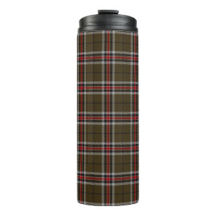 Garrafa Térmica Loch Ness Scottish District Fashion Tartan Xadrez