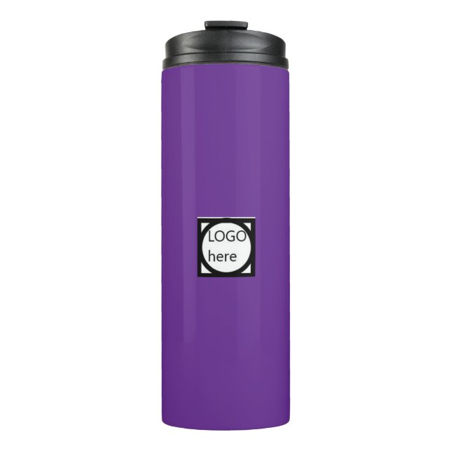 Garrafa Térmica LOGO Copo Térmico Promocional Roxo (Frente)