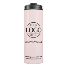 Garrafa Térmica Logotipo comercial da empresa do Promocional rosa