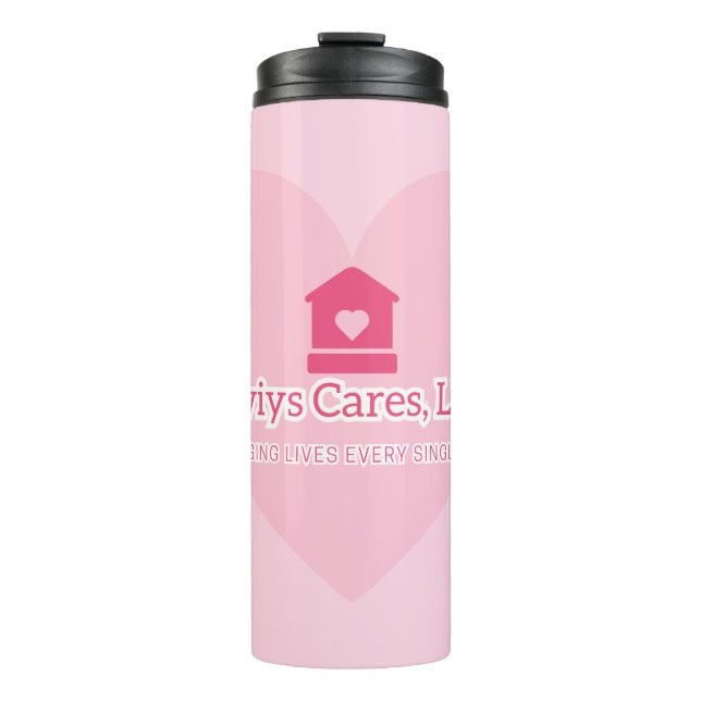 Garrafa Térmica Logotipo da Liviys Cares (Frente)