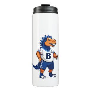Garrafa Térmica Logotipo de Futebol Dinossauro – Mascote de Futebo