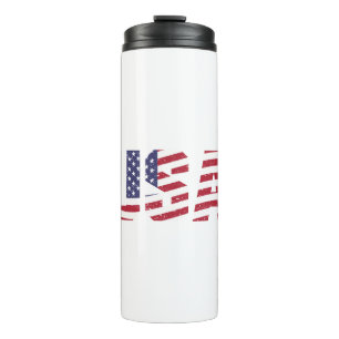 Garrafa Térmica Logotipo Patriótico “All American” EUA