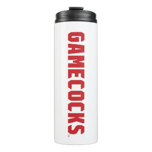 Garrafa Térmica Logotipo Vermelho dos Gamecocks da Universidade Es