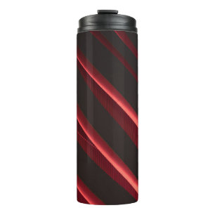 Garrafa Térmica Logótipo vermelho e preto