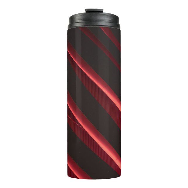 Garrafa Térmica Logótipo vermelho e preto (Frente)
