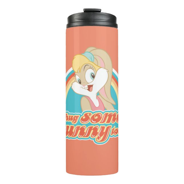 Garrafa Térmica Lola Bunny Hug Algumas Coelhinhas Hoje (Frente)