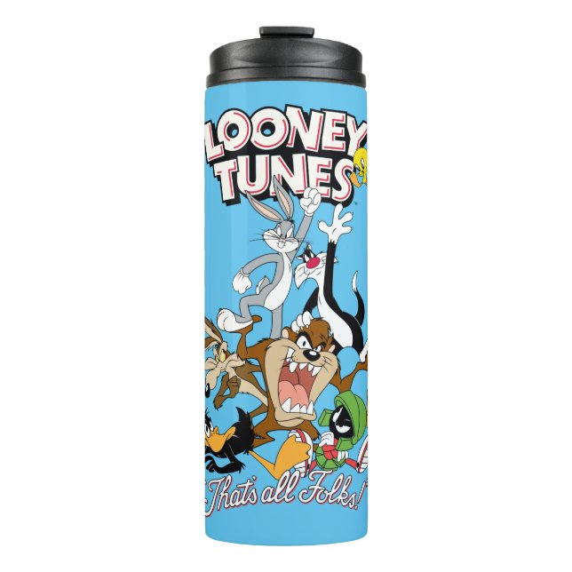 Garrafa Térmica LOONEY TUNES™: "ISSO É TUDO PESSOAL!™" Pilha de gr (Frente)