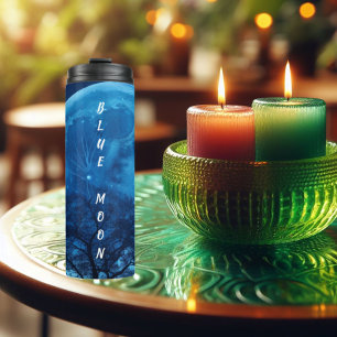 Garrafa Térmica Lua Azul no Céu