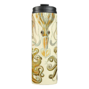 Garrafa Térmica Lula Polvo Gamochonia Vintage por Ernst Haeckel