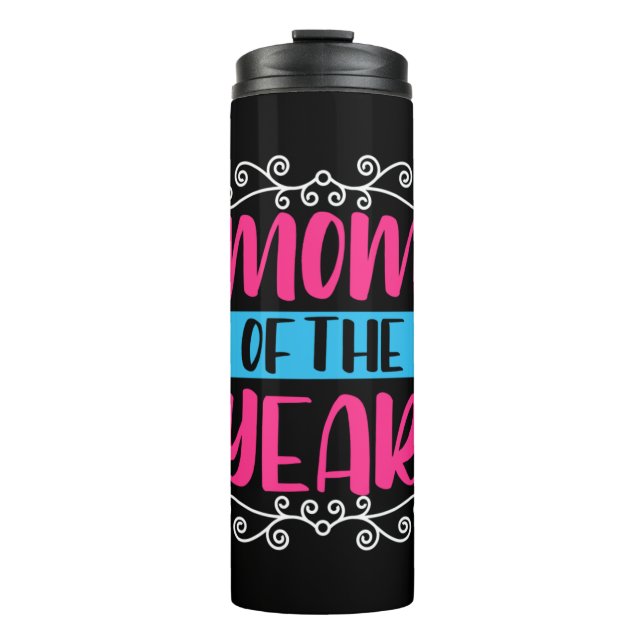 Garrafa Térmica Mãe de Arte Mãe do Ano (Frente)