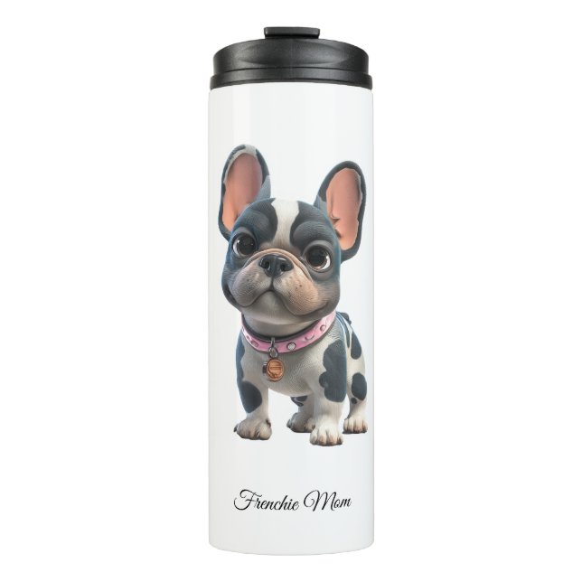 Garrafa Térmica Mãe de Bulldog Francês Frenchie  (Frente)