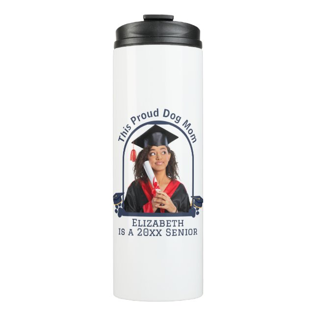 Garrafa Térmica Mãe de Cachorro Ortoso é um Mais velho - Graduação (Frente)