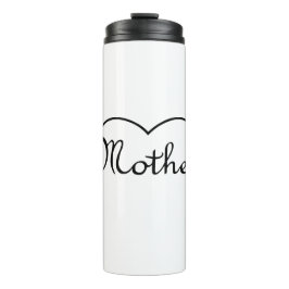 Garrafa Térmica Mãe design do coração