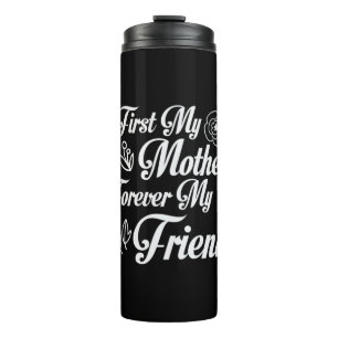 Garrafa Térmica Mãe Deu Primeiro Minha Mãe Para Sempre Minha Ami