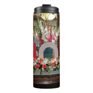 Garrafa Térmica "Mãe, Eu Te Amo" - Um Feliz Homenagem Floral