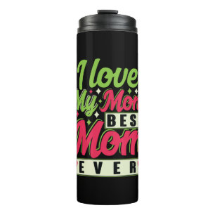 Garrafa Térmica Mãe Presente Eu Amo Minha Mãe