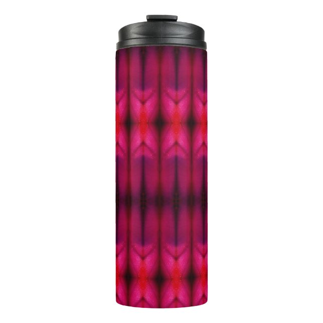 Garrafa Térmica Magenta Flower Ikat Reco (Frente)
