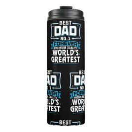 Garrafa Térmica Maior No.1 do Mundo do Pai Pai dos Homens