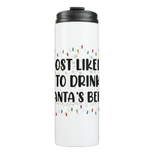 Garrafa Térmica Mais Provável Para Beber O Natal Dos Papais noeis