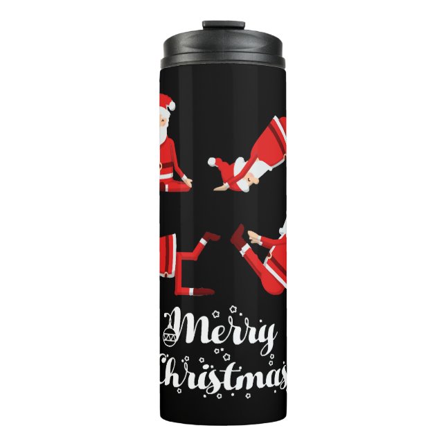 Garrafa Térmica Malhação de Natal Yoga (Frente)