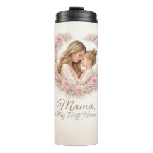Mama — Meu Primeiro Lar | Floral Mãe e Filha