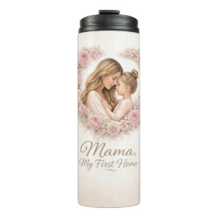 Garrafa Térmica Mama — Meu Primeiro Lar Floral Mãe e Filha