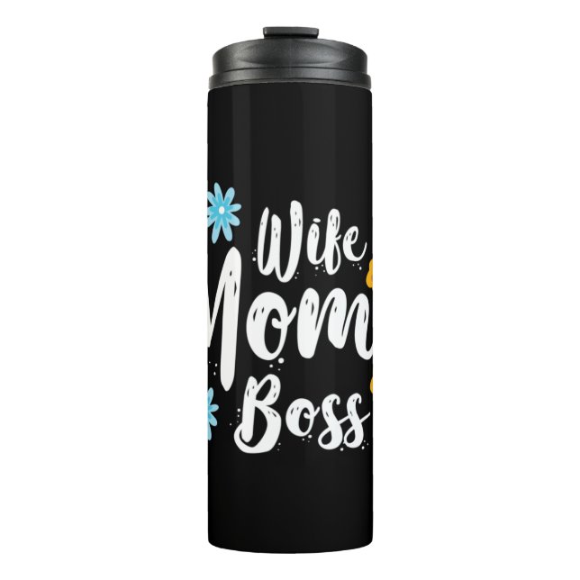 Garrafa Térmica Mamãe Gift Esposa Mãe Chefe (Frente)