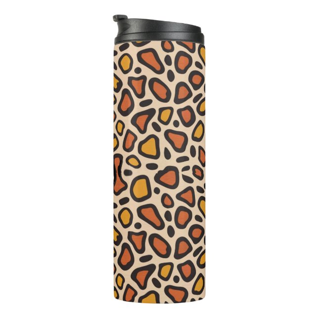 Garrafa Térmica Manchas-leopardo (Rotação à direita)