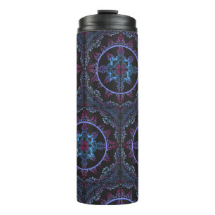 Garrafa Térmica Mandala Night Flower