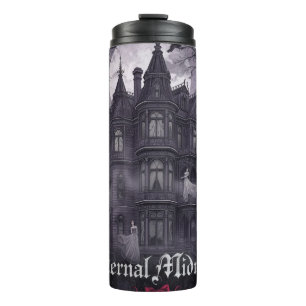 Garrafa Térmica Mansão Assombrada da Meia-Noite Eterna do Hallowee