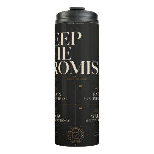 Garrafa Térmica Mantenha a Promessa™ Disciplina Premium & Pessoa