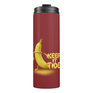 Garrafa Térmica Mantenha-o Tide – Tipografia Engraçada de Banana M