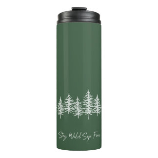 Garrafa Térmica Mantenha-Se Selvagem, Caneca de viagem Isenta De S