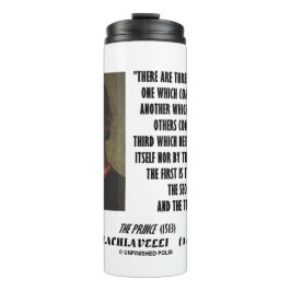 Garrafa Térmica Maquiavelli Três Classes De Citação Intelectuais