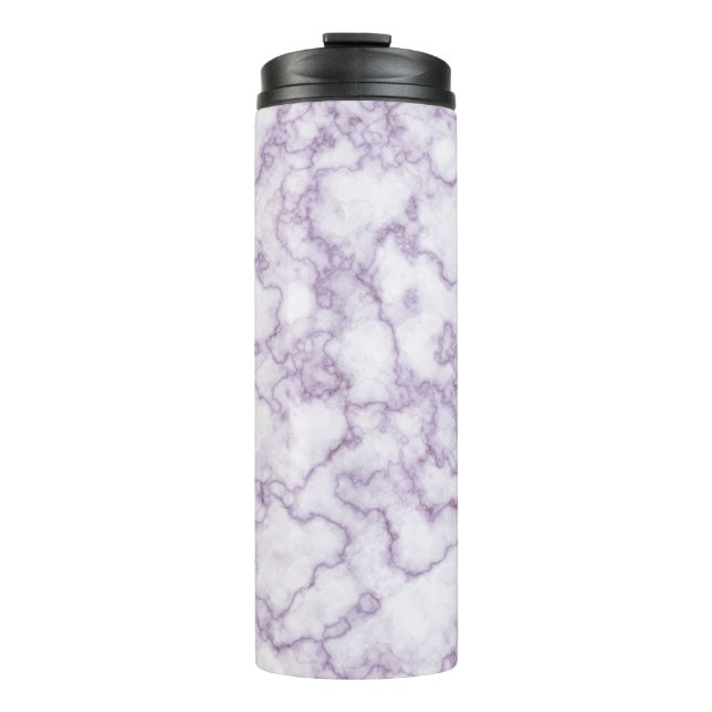 Garrafa Térmica Marble Pattern Purple (Frente)