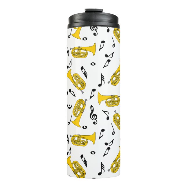 Garrafa Térmica *Marching Baritone Music Notes (Frente)