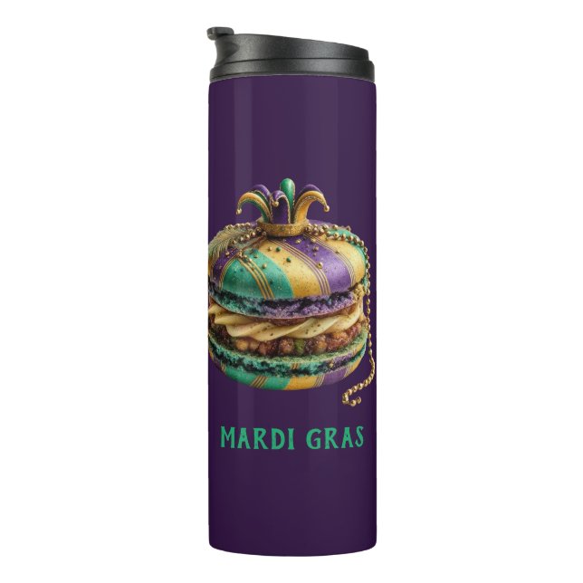 Garrafa Térmica Mardi Gras Royal Macaron (Rotação à direita)