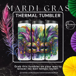 Garrafa Térmica Mardi Gras Thermal Tumbler