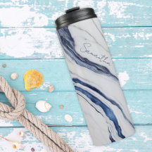 Mármore Azul Off-White Personalizado Moderno