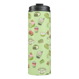 Garrafa Térmica Matcha cute